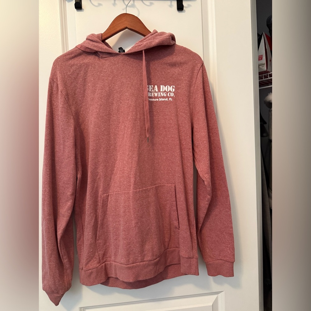 Men's Red Hoodie Sweater Sea Dog Brewing Company